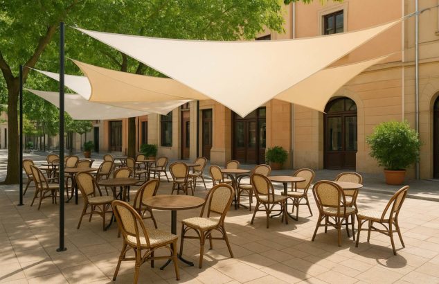 Bachimper Terrasse de café ensoleillée et élégante