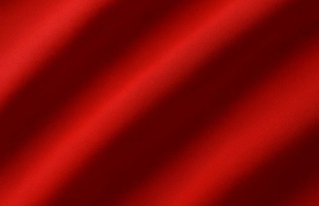 Détails d'un drapeau rouge